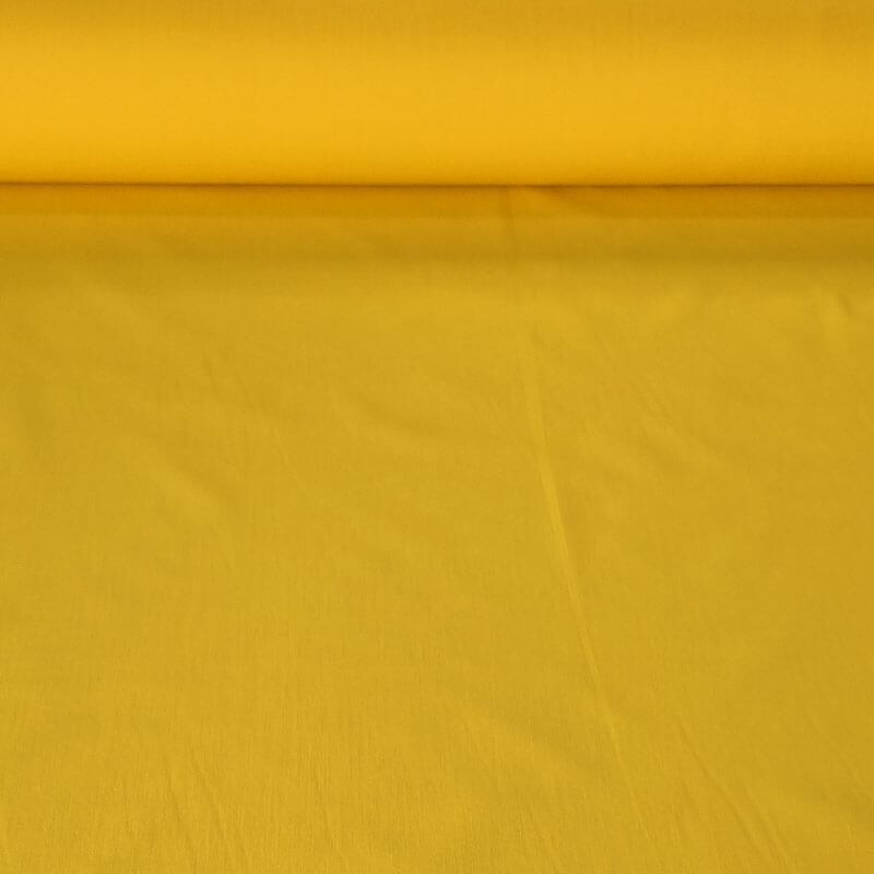 Tela de Popelín Amarilla para Forro (ancho 1,50M)