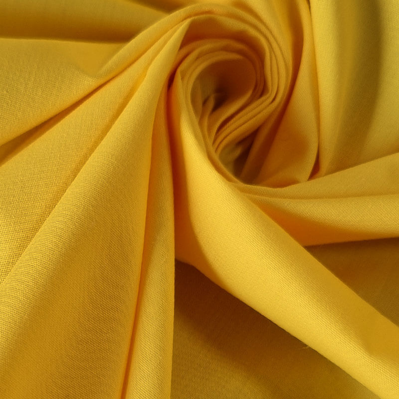 Tela de Popelín Amarilla para Forro (ancho 1,50M) - Imagen 2