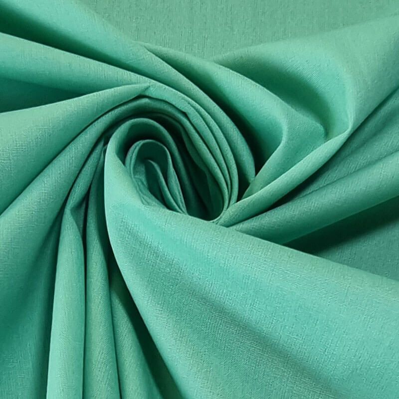 Tela de Popelín Fino Verde Agua (ancho 1,50M) - Imagen 2