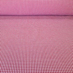 Tela de Cuadros Vichy Seersucker Roja (ancho 1,40M)