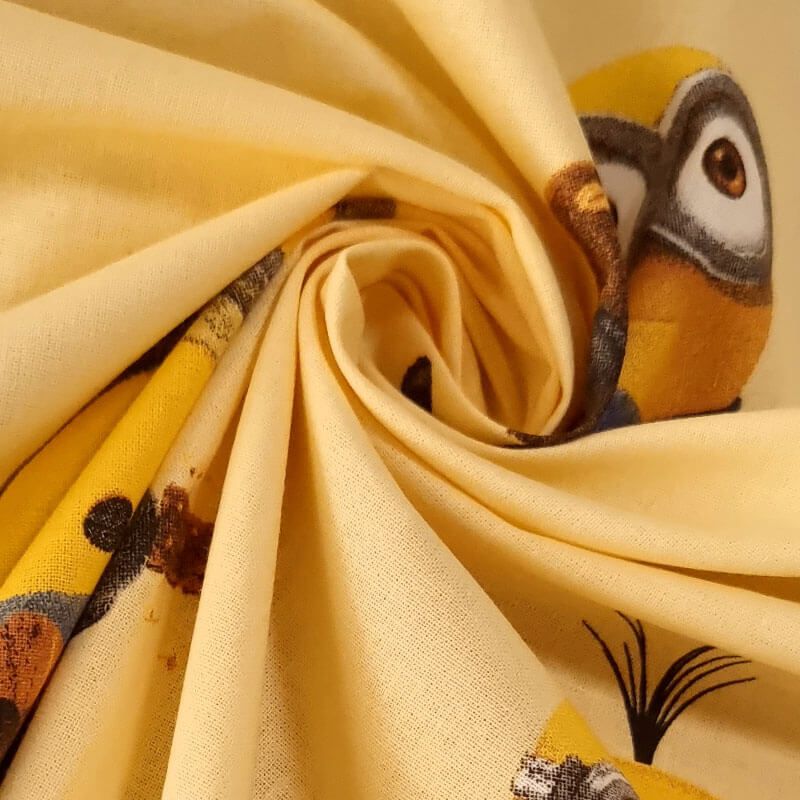 Tela de Popelín 100% Algodón Minions Amarilla (ancho 1,40M) - Imagen 2