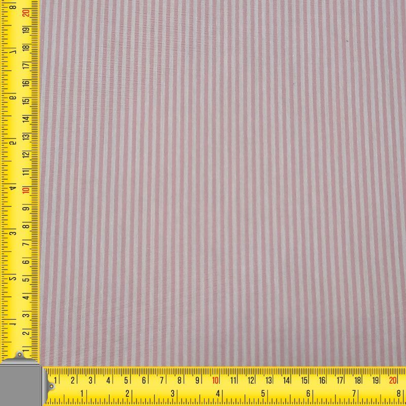 Tela de Vichy Rayas 3mm Rosa (ancho 1,60M) - Imagen 3