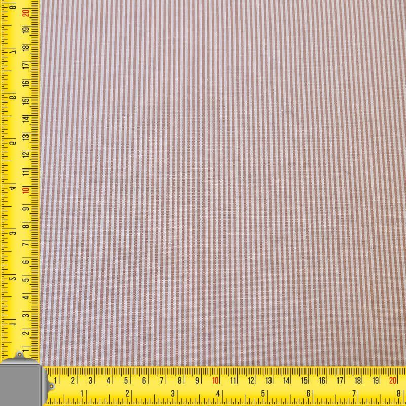 Tela de Vichy Rayas 1mm Naranja (ancho 1,60M) - Imagen 3
