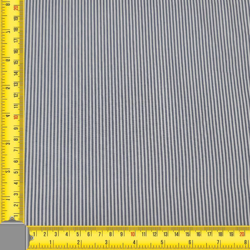 Tela de Vichy Rayas 1mm Azulina (ancho 1,60M) - Imagen 3