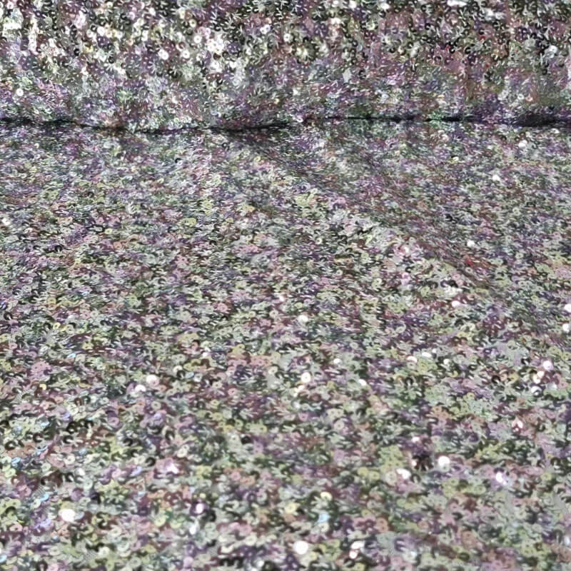 Tela de Tul Marfil con Lentejuelas (Ancho 1,45M)