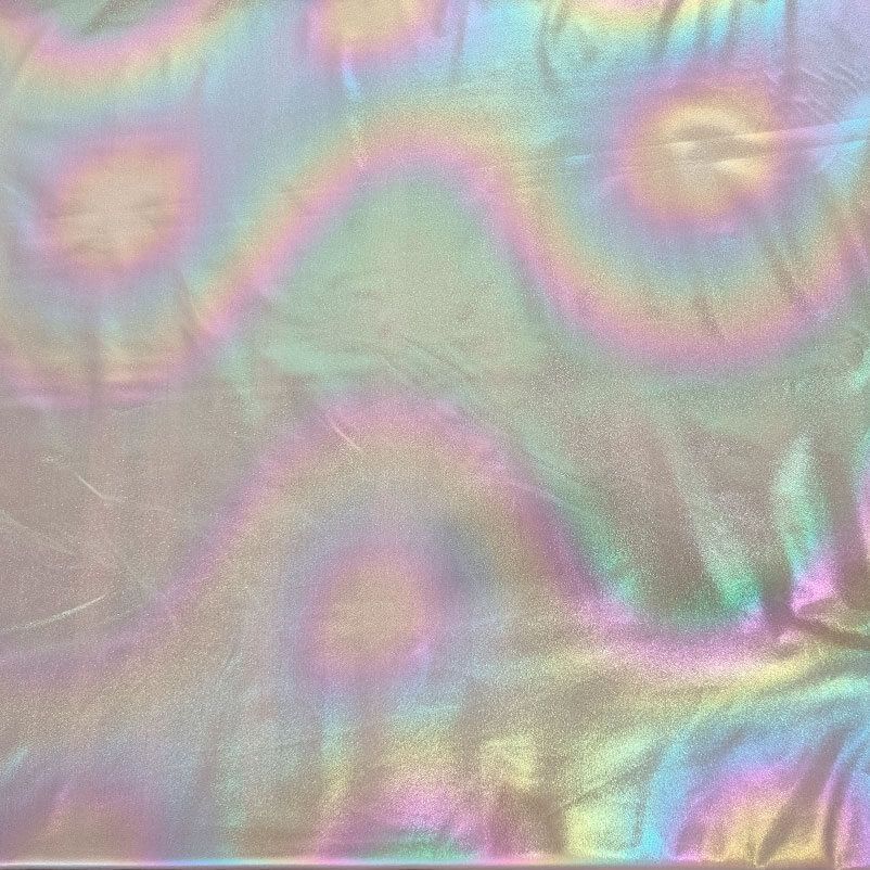 Tela de Punto Lamé Ondas Tornasol (ancho 1,65M) - Imagen 3