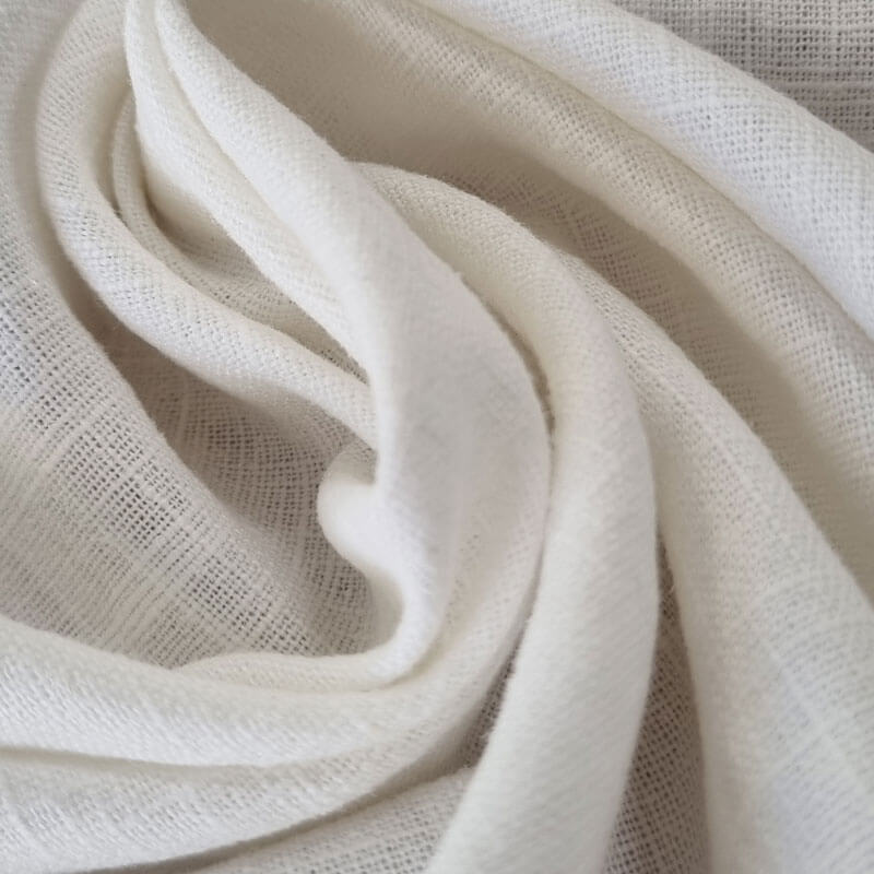 Tela de Lino Algodón Cruda (ancho 1,40M) - Imagen 2