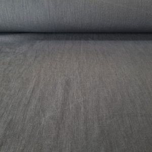 Tela de Lino Algodón Gris Marengo (ancho 1,40M)
