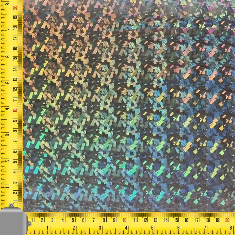 Tela de Punto Lamé Plata Holográfica (ancho 1,50M) - Imagen 3