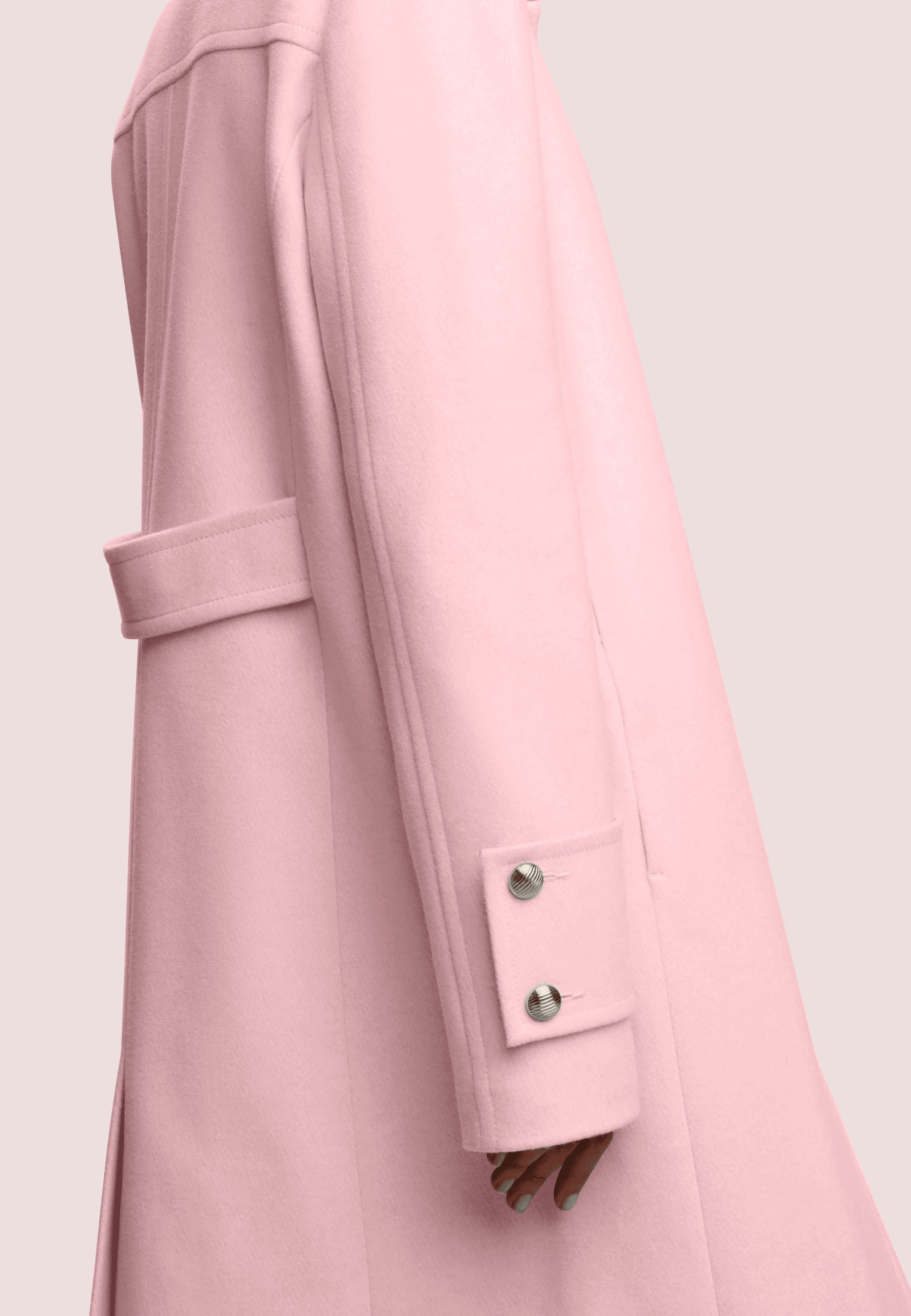 Tela de Paño Sintético Rosa Bebé (ancho 1,50M) - Imagen 2