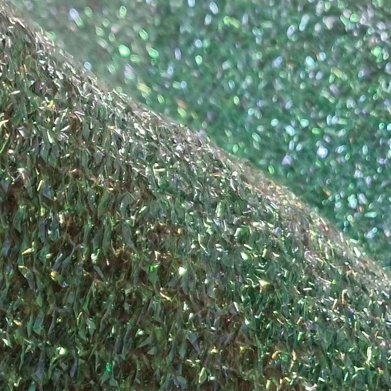 Tela de Malla Crepada Verde Tornasol (ancho 1,50M) - Imagen 2