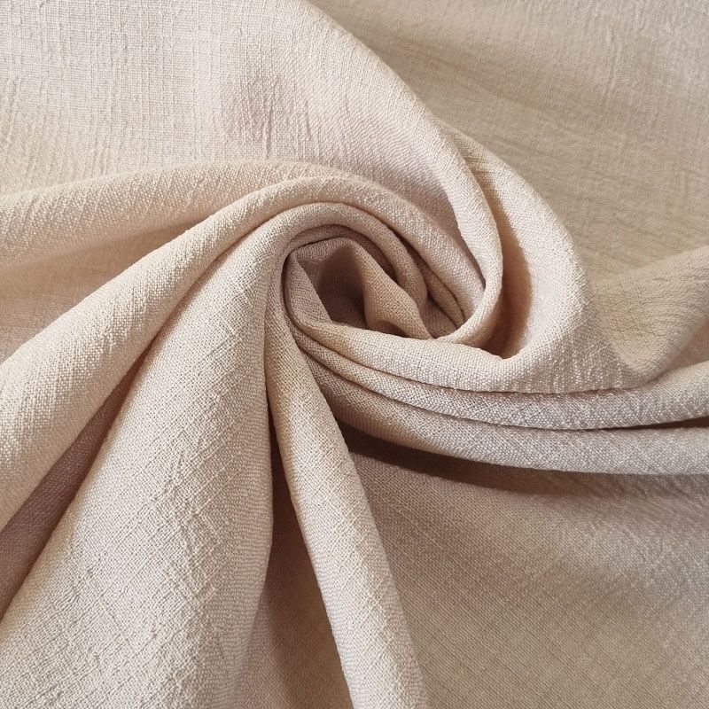 Tela Rústica Efecto Lino Beige (ancho 1,50M) - Imagen 2