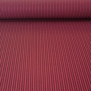 Tela de Patén Campera Rayas Burdeos (ancho 1,50M)