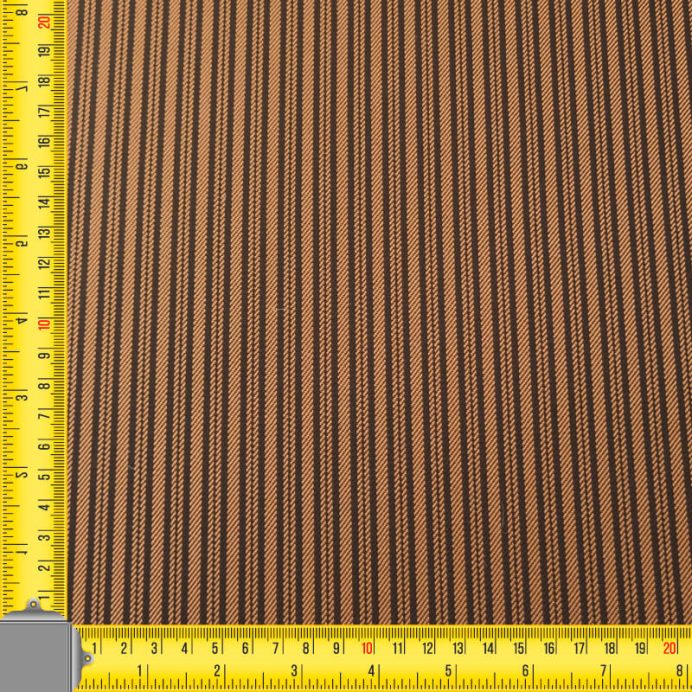 Tela de Patén Campera Rayas Camel (ancho 1,50M) - Imagen 4