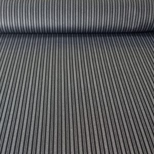 Tela de Patén Campera Rayas Gris (ancho 1,50M)