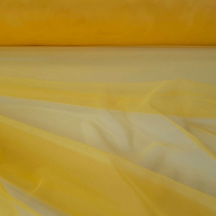 Tela de Tul Sedoso Amarillo Flamenca (ancho 1,60M)