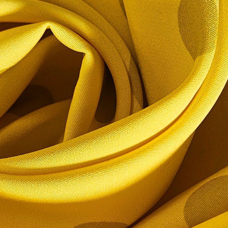 Tela de Polytecno Bielástico Amarillo Canario Lunar Monocolor 2cm (ancho 1,50M) - Imagen 2