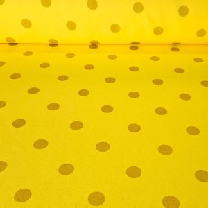 Tela de Polytecno Bielástico Amarillo Canario Lunar Monocolor 2cm (ancho 1,50M)