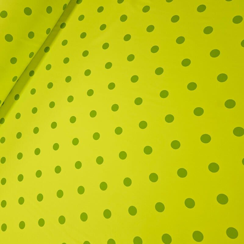 Tela de Polytecno Bielástico Amarillo Flúor Lunar Monocolor 2cm (ancho 1,50M) - Imagen 3