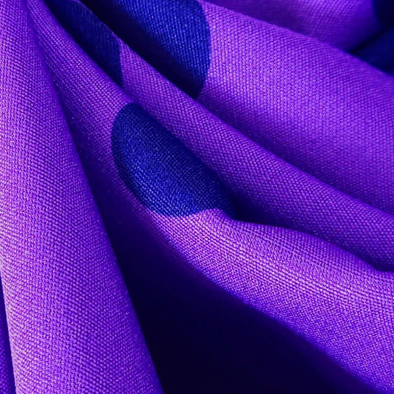 Tela de Polytecno Bielástico Morada Lunar Monocolor 2cm (ancho 1,50M) - Imagen 3