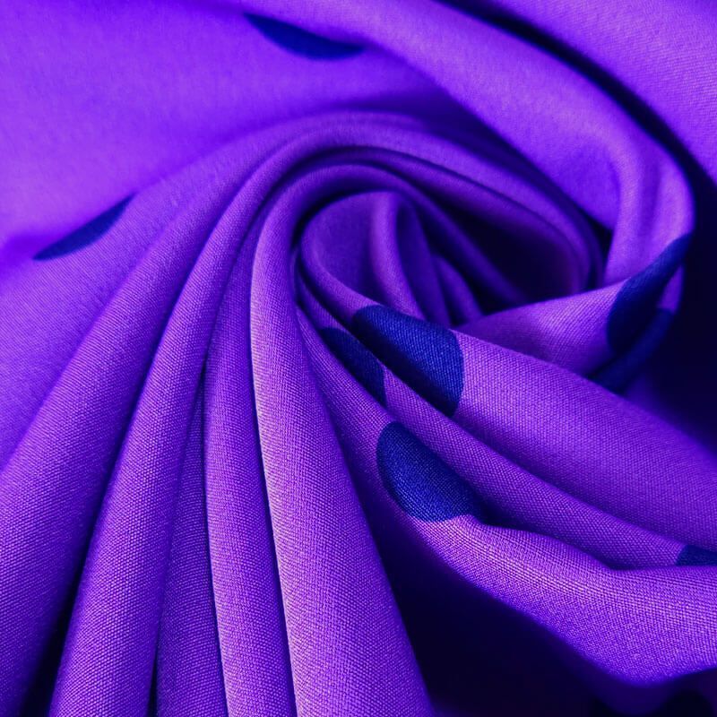 Tela de Polytecno Bielástico Morada Lunar Monocolor 2cm (ancho 1,50M) - Imagen 2