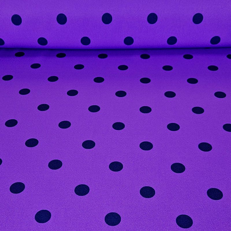 Tela de Polytecno Bielástico Morada Lunar Monocolor 2cm (ancho 1,50M)