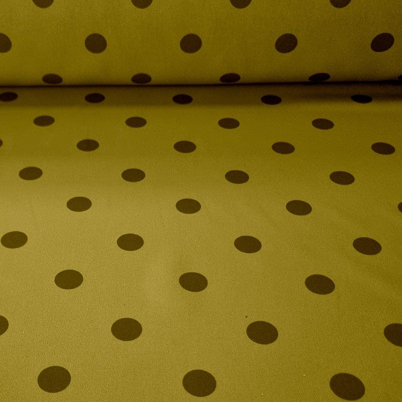 Tela de Polytecno Bielástico Verde Aceite Lunar Monocolor 2cm (ancho 1,50M)