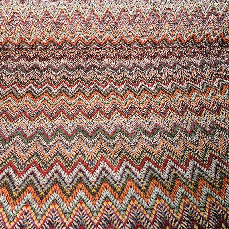 Tela de Gobelino Zig Zag Boho (ancho 2,80M)