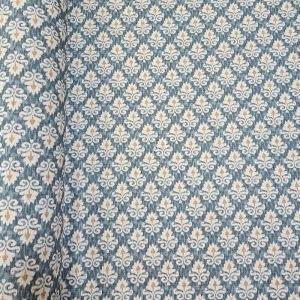 Tela de Loneta Half Panamá Azul Ikat (ancho 2,80M)