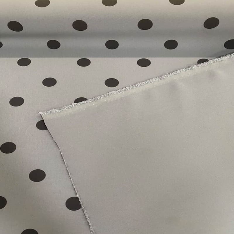 Tela de Polytecno Bielástico Gris Marengo Lunar Monocolor 2cm (ancho 1,50M) - Imagen 3