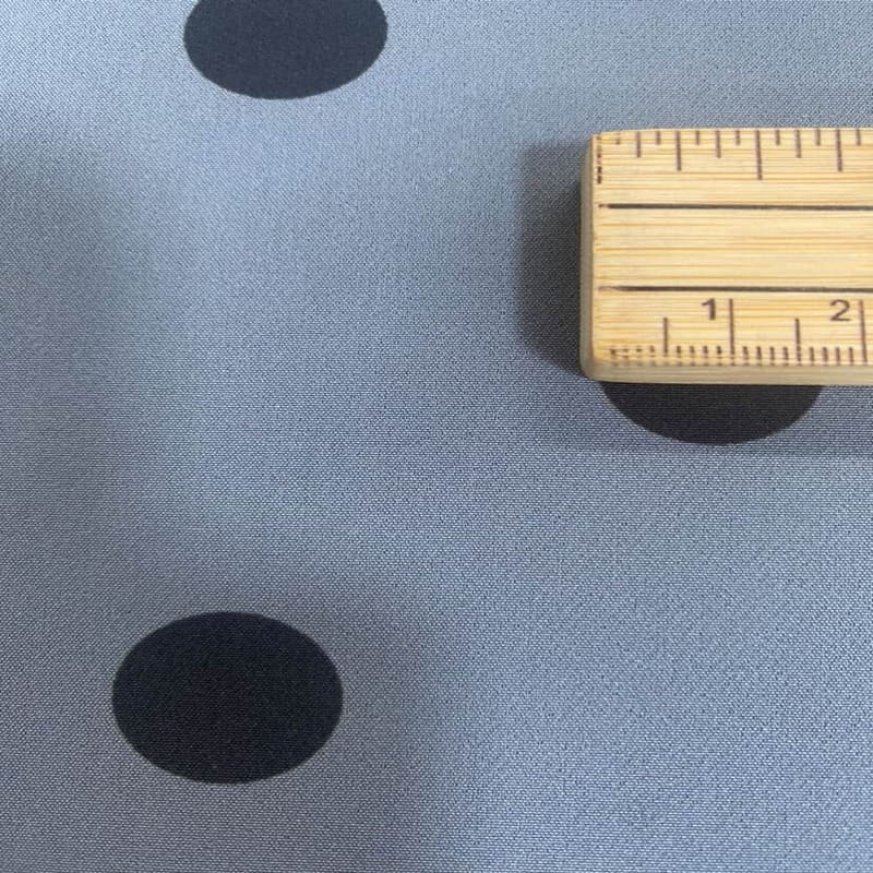 Tela de Polytecno Bielástico Gris Marengo Lunar Monocolor 2cm (ancho 1,50M) - Imagen 4
