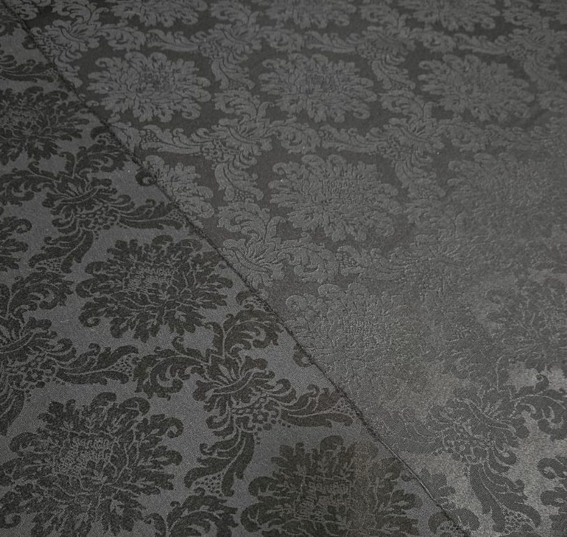 Tela de Damasco Negra (ancho 2,80M)