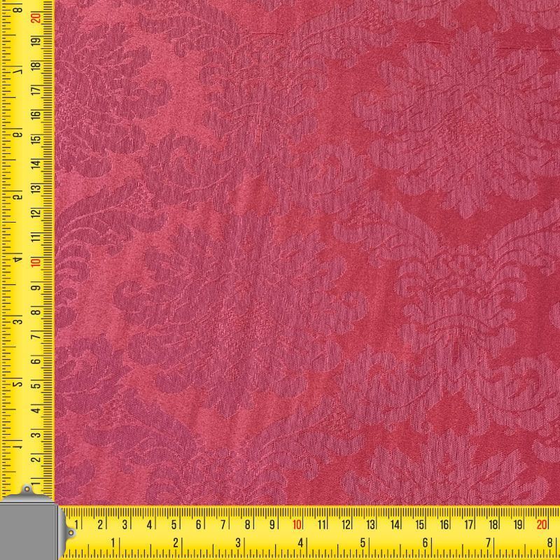 Tela de Damasco Jacquard Brocada Burdeos Reversible (ancho 2,80M) - Imagen 4