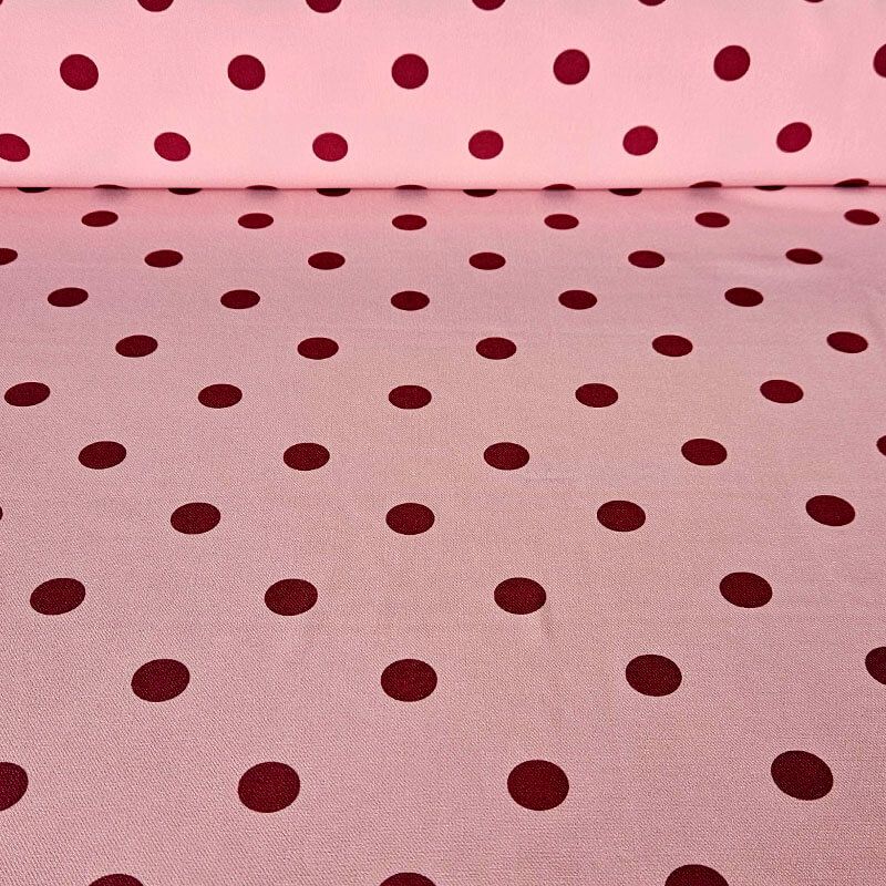 Tela de Polytecno Bielástico Rosa Lunar Monocolor 2cm (ancho 1,50M)