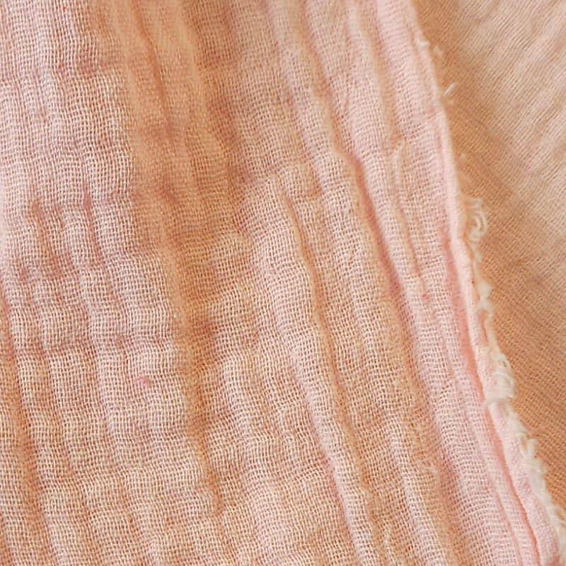 Tela de Doble Gasa Bambula Rosa Palo (ancho 1,30M) - Imagen 2