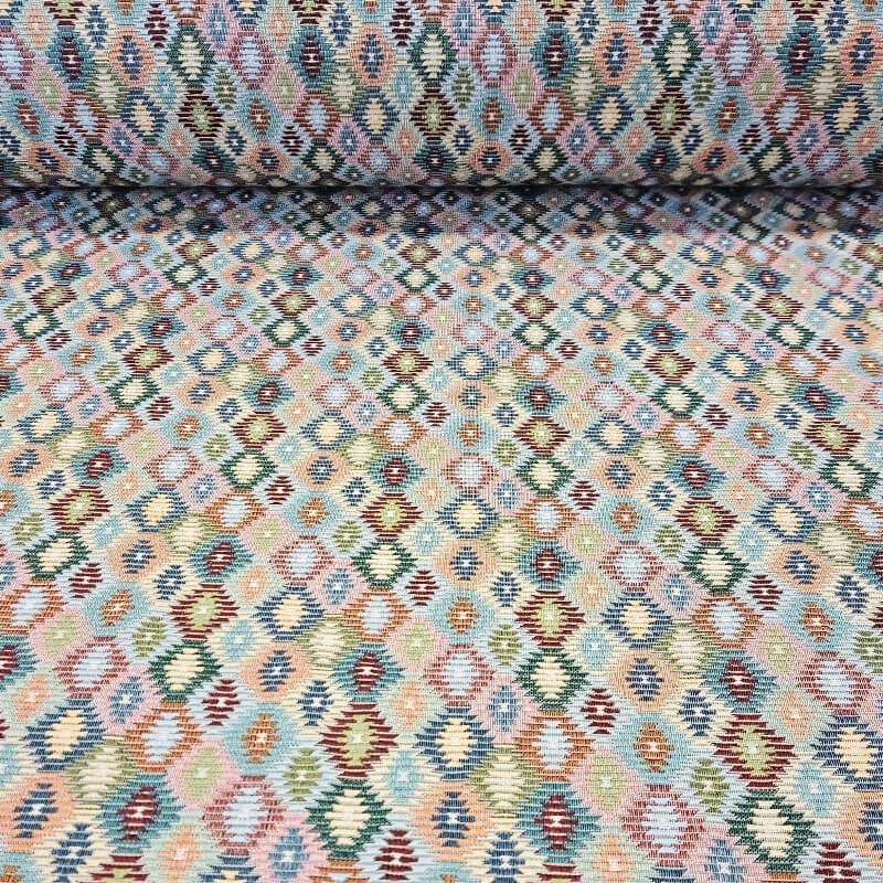 Tela de Gobelino Kilim Multicolor Colección Summer (ancho 2,80M)