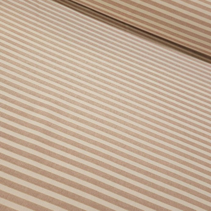 Tela de Lona Beige Tejida Rayas Salmón para Toldos (ancho 3,20M) - Imagen 5