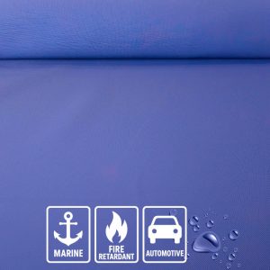 Tela de Polipiel Ignífuga Náutica y Automoción Azul Marino (ancho 1,40M)