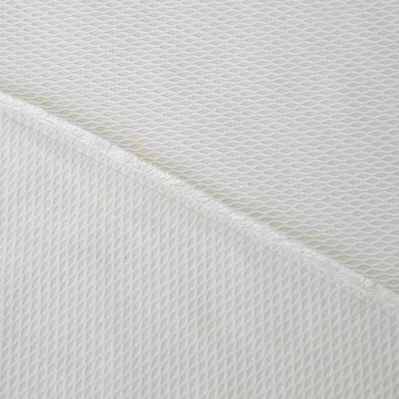 Tela de Piqué Rombos Blanca (ancho 1,60M) - Imagen 3