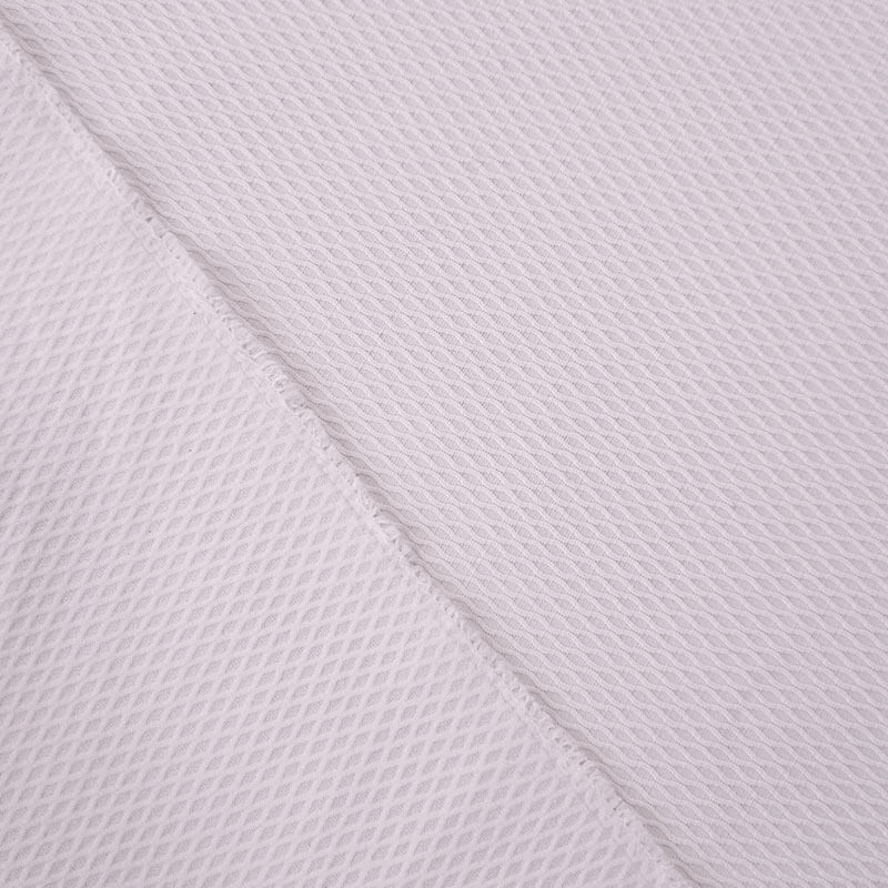 Tela de Piqué Rombos Rosa Bebé (ancho 1,60M) - Imagen 3