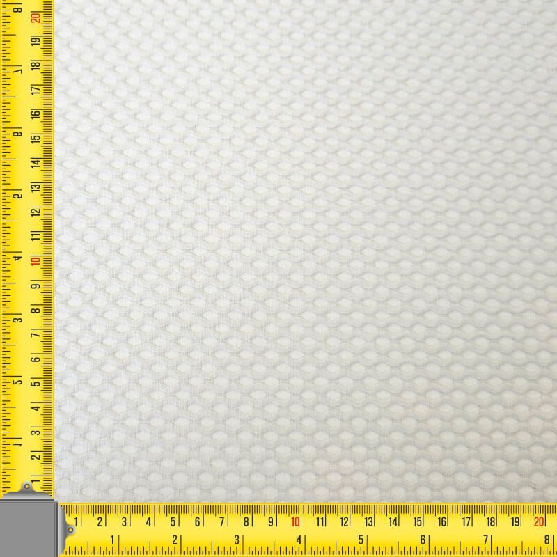 Tela de Piqué Abeja Grande Gris (ancho 1,60M) - Imagen 4