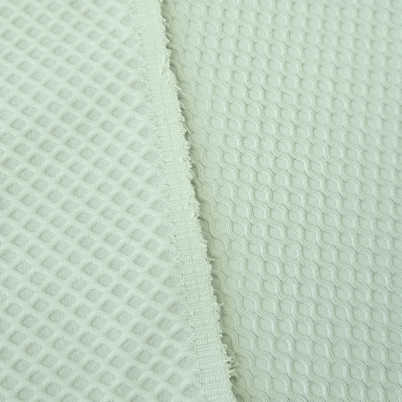 Tela de Piqué Abeja Grande Verde (ancho 1,60M) - Imagen 3