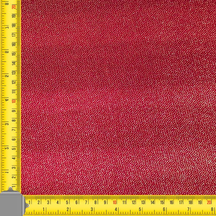 Tela de Terciopelo Roja con Foil Dorado (ancho 1,60M) - Imagen 4