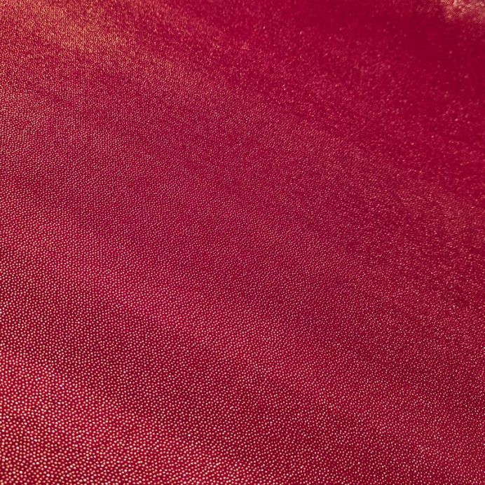 Tela de Terciopelo Roja con Foil Dorado (ancho 1,60M) - Imagen 5