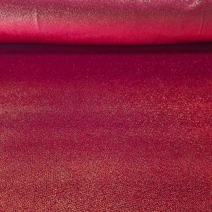 Tela de Terciopelo Roja con Foil Dorado (ancho 1,60M)