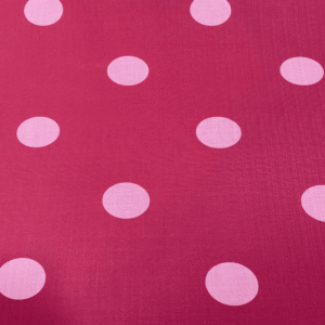 Polilino Bicolor Rosa Fucsia con Lunares (Ancho 1.50m)