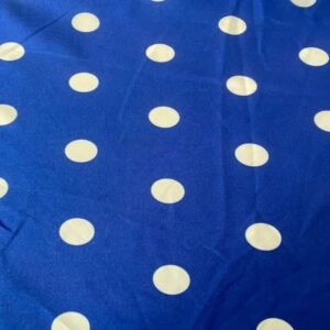 Tela de Stretch Azul Lunar Blanco de 3 cm (ancho de la tela 1,50M)