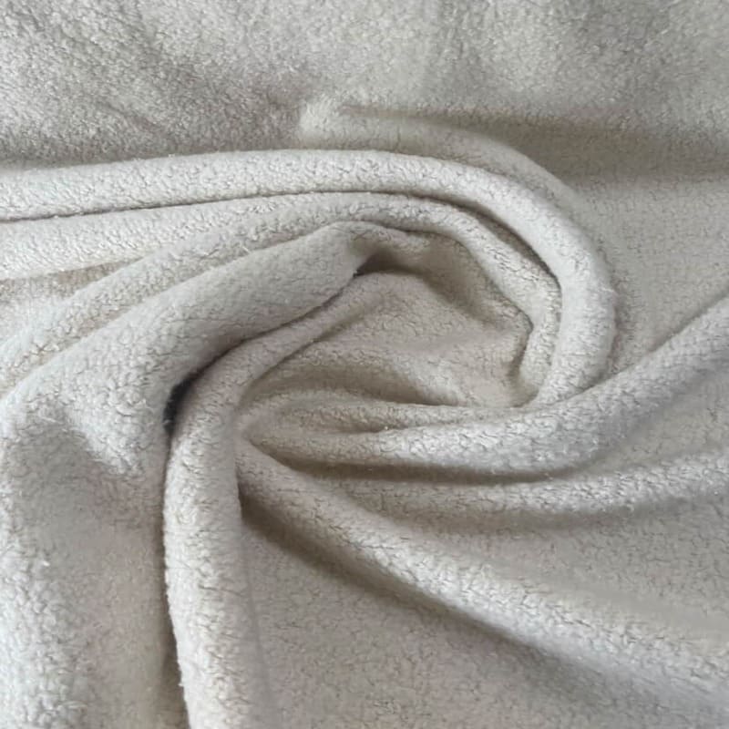 Tela de Borreguito Blanco de Pelo Fino (ancho 1,50M) - Imagen 2