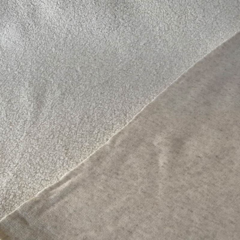 Tela de Borreguito Blanco de Pelo Fino (ancho 1,50M) - Imagen 3