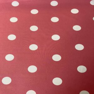 Tela de Stretch Rosa Suave Lunar Blanco de 3 cm (ancho de la tela 1,50M)